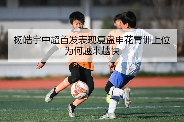 杨皓宇中超首发表现复盘申花青训上位为何越来越快 - XK sports